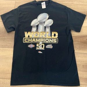 Denver Broncos Super Bowl 50,32 and 33 championship t-shirt
